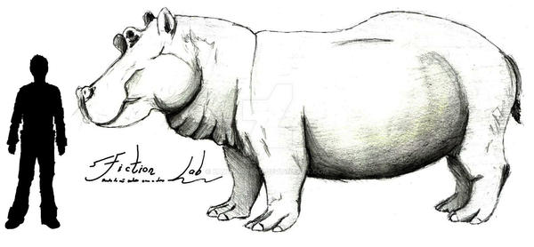 Hippopotamus gorgops Scale