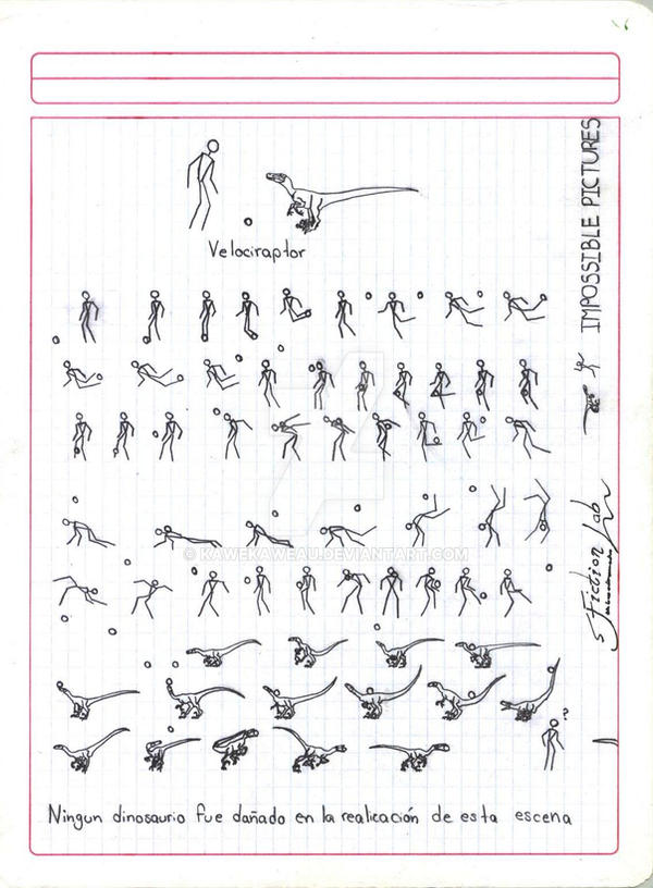 Man Riding Raptor Drawing Man vs Raptor by Kawekaweau on DeviantArt