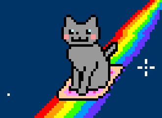Nyan Cat: Sparta [GIF] by lookincool45 on DeviantArt