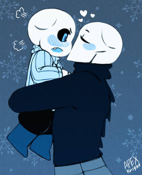 Blizzard Gaster and his cranky son