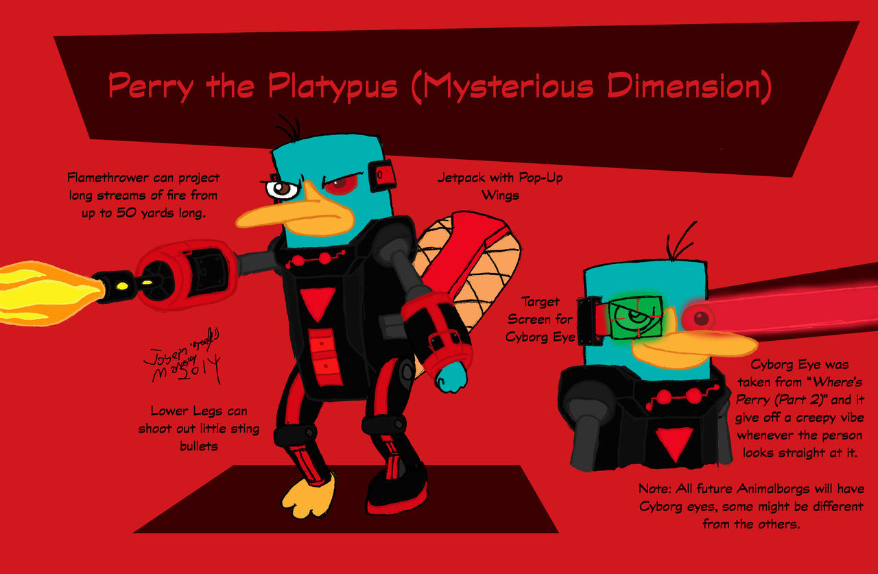 Perry Multverse Perry the Platypus (Mysterious Dimension) by RedJoey1992 on DeviantArt