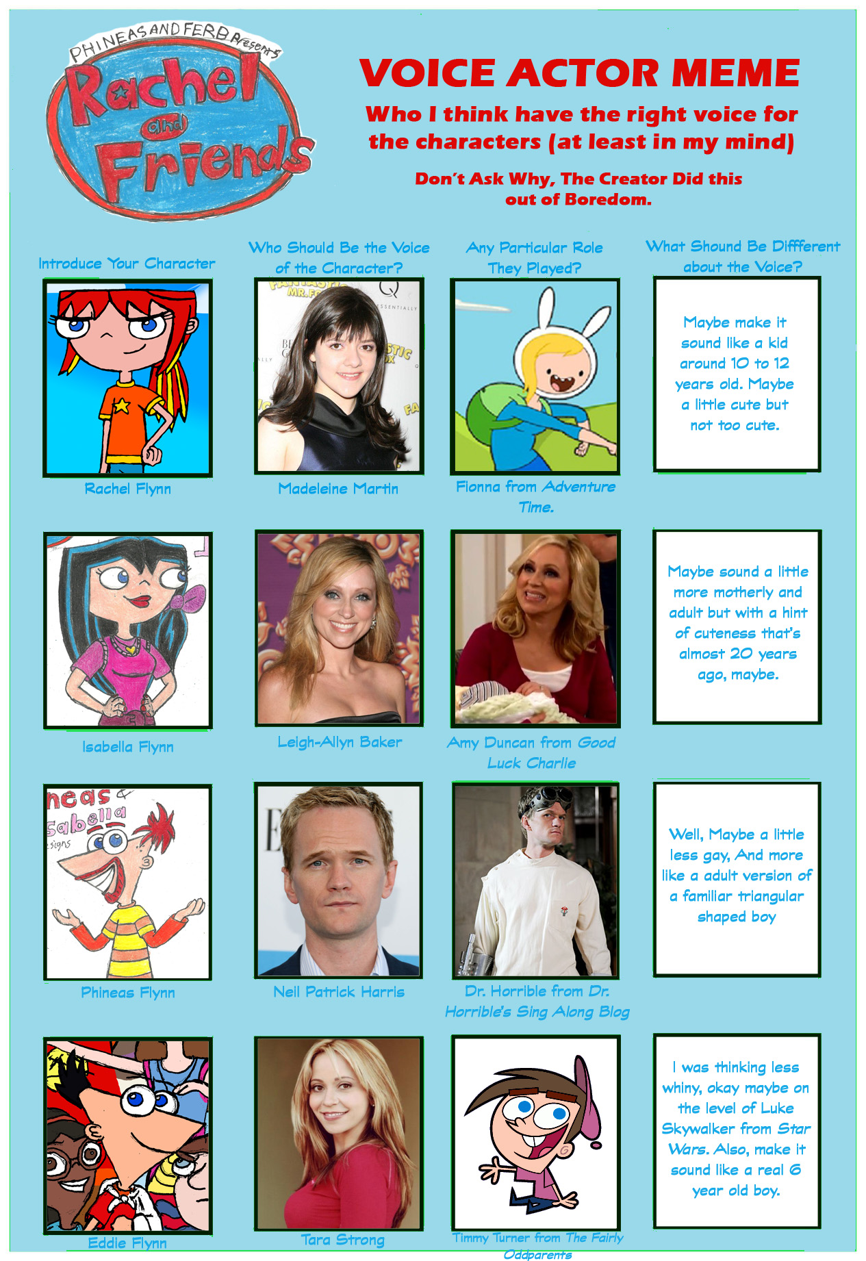 Rachel And Friends Voice Actor Meme By Redjoey1992 On Deviantart Rachel And Friends Voice Actor Meme By Redjoey1992 On Deviantart