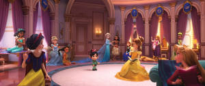Vanellope and the Disney Princesses