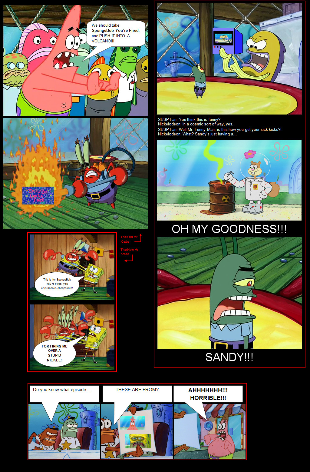 Anti Spongebob You're Fired collage by Venofoot on DeviantArt Anti Spongebob You're Fired collage by Venofoot on DeviantArt
