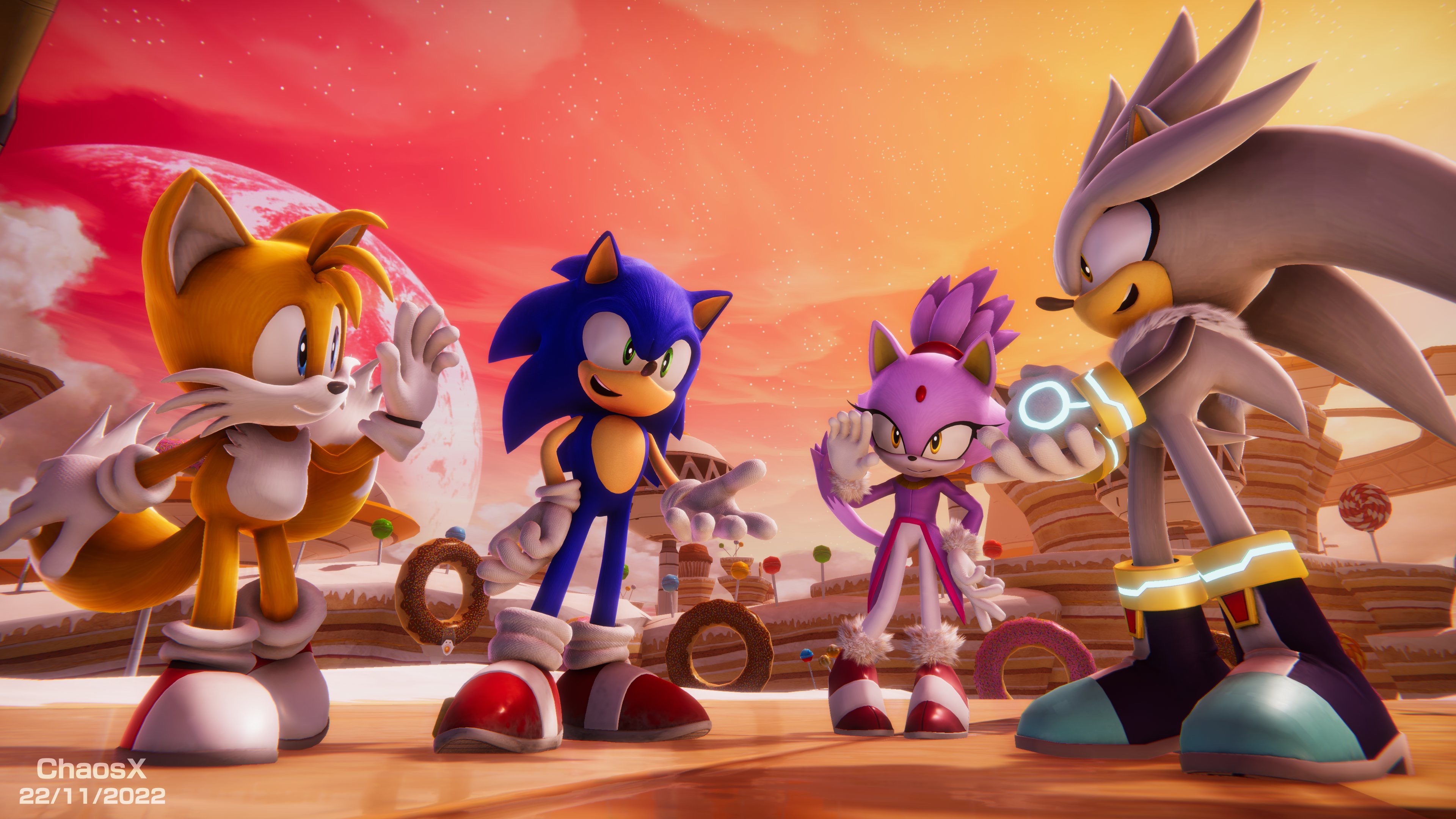 Sonic and tails and blaze and silver by TraeThe3rd on DeviantArt