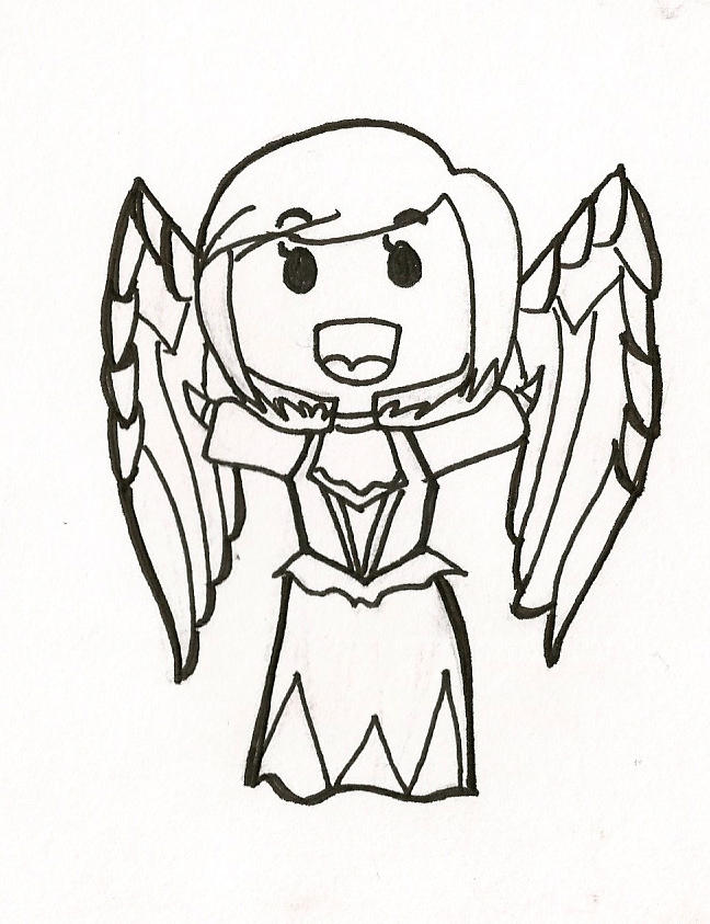 Angela sticker by beckywise on DeviantArt