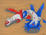 REQ Protecting Latias by Ikari-Fang