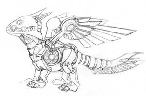 Little robot dragon prototype