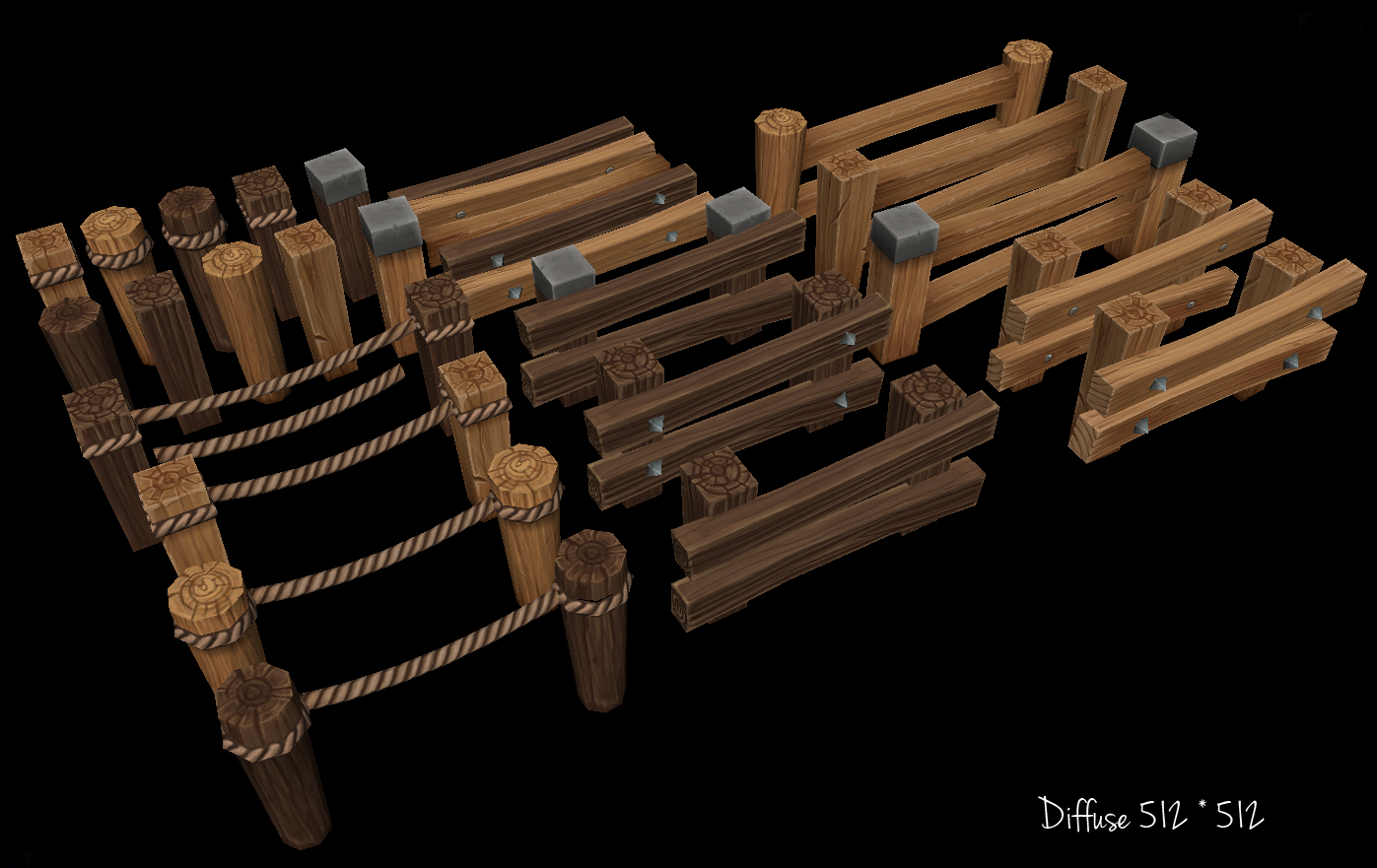 Wooden Fence asset