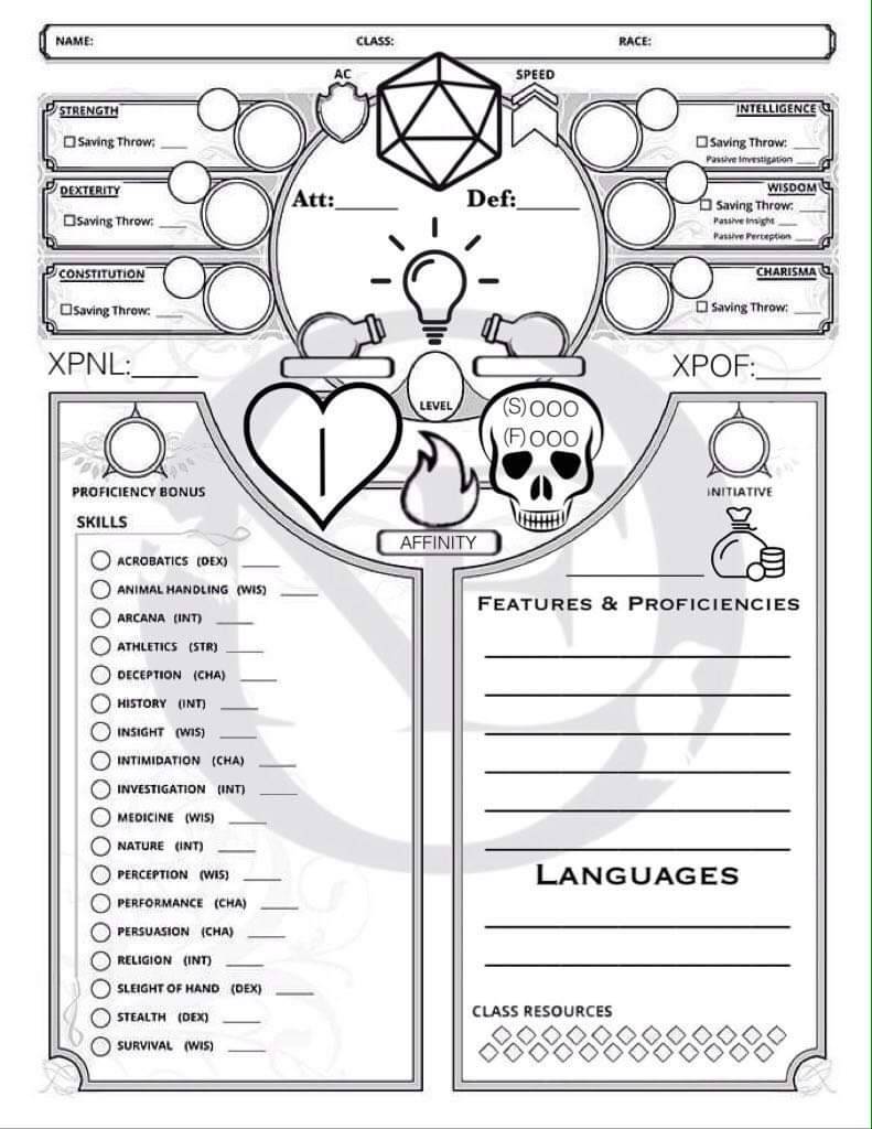 DnD Sheet by inkbyneo on DeviantArt DnD Sheet by inkbyneo on DeviantArt