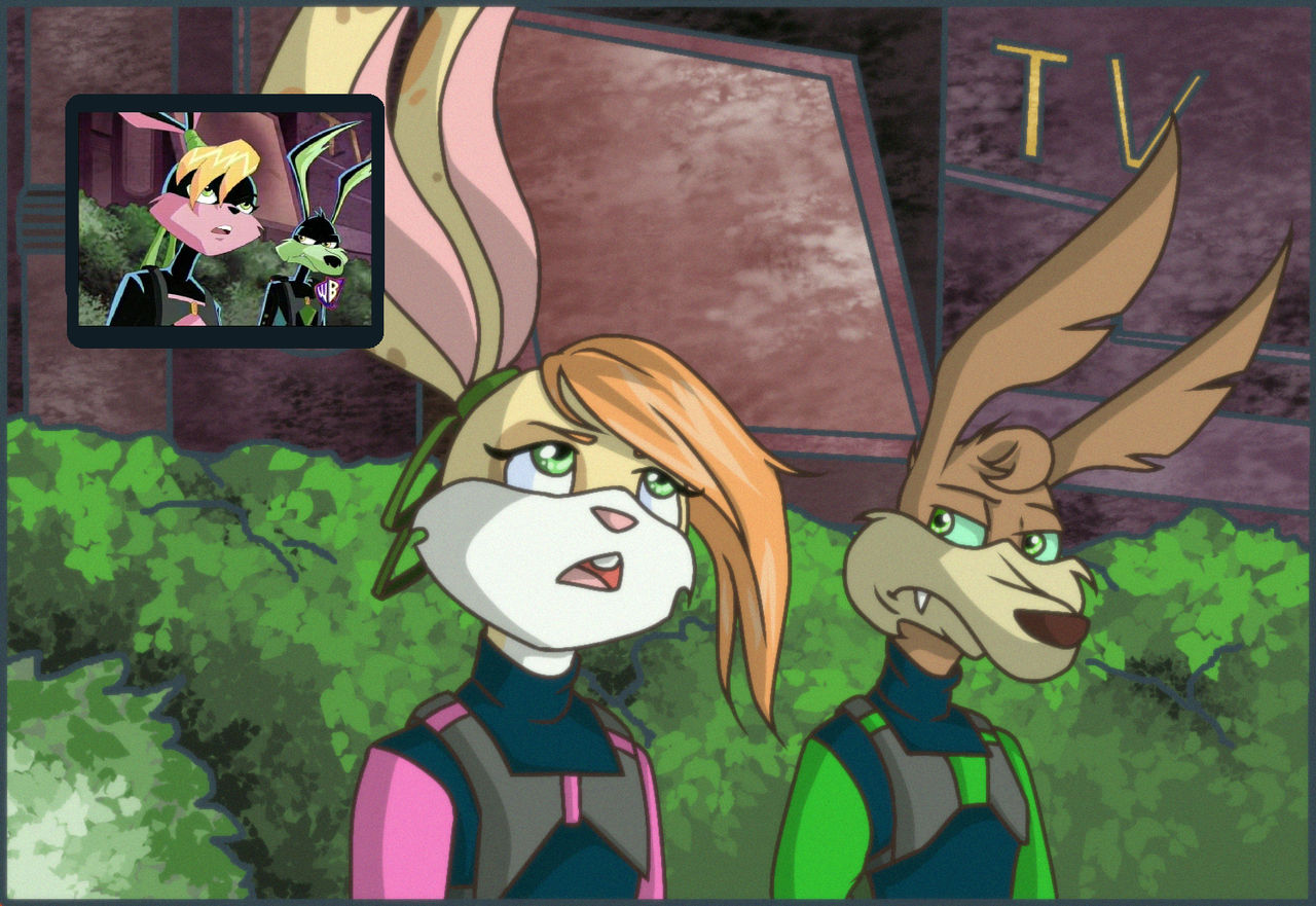 Tech and Lexi screenshot redraw comparison by RichieandClank on DeviantArt