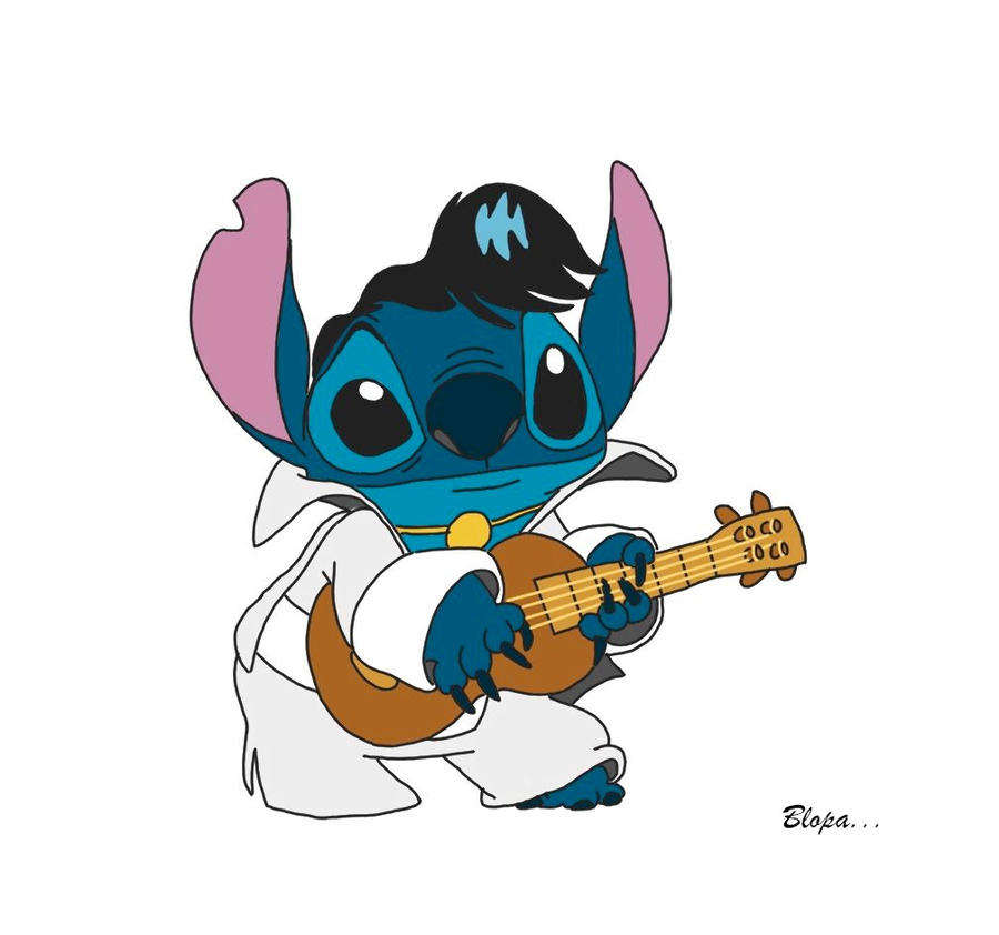 Stitch Elvis by blopa1 on DeviantArt elvis in lilo and stitch