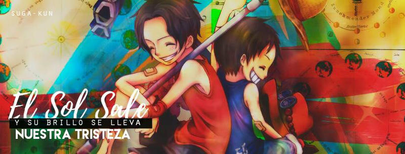 Cover Ace and Luffy childrens