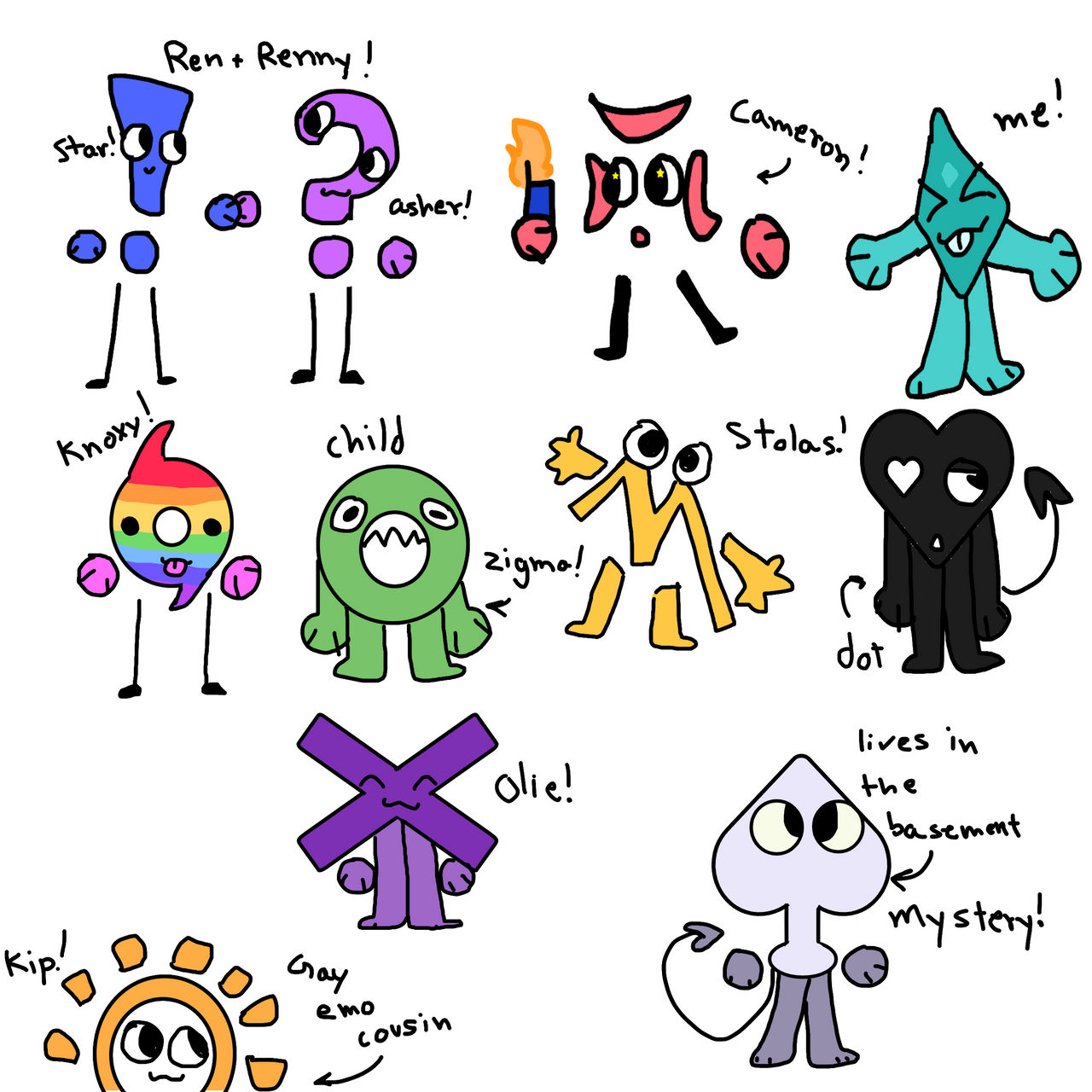 The Shape Family!! by MoonlightTheFagon on DeviantArt