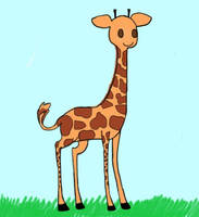 Look. A giraffe