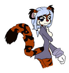 Tiger Girl Thingy Flatcolor