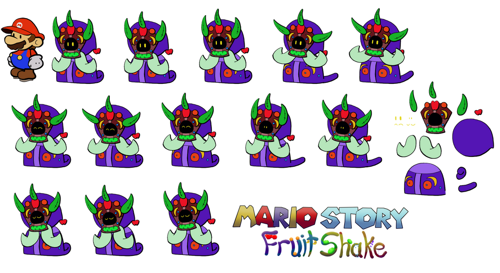 Merlon Mario Merlon (Mario Story Fruit Shake) by DerekminyA on DeviantArt