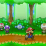 Toad only Paper Mario concept