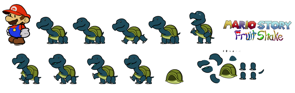Shell Kreeper Shellcreeper (Mario Story Fruit Shake) by DerekminyA on DeviantArt