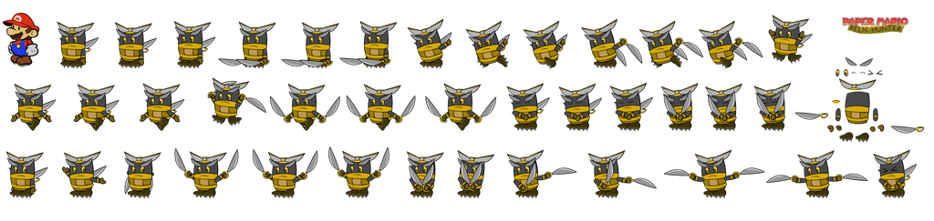 Scizz (Paper Mario Relic Hunter) by DerekminyA on DeviantArt