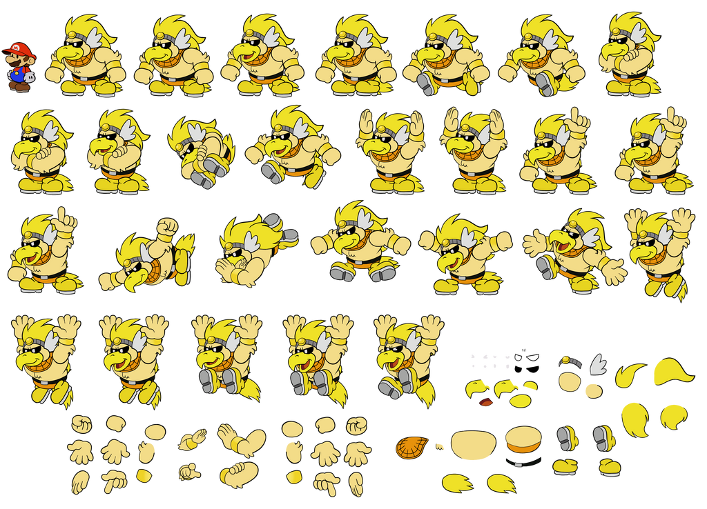 Rawk Hawk (Paper Mario TTYD) by DerekminyA on DeviantArt