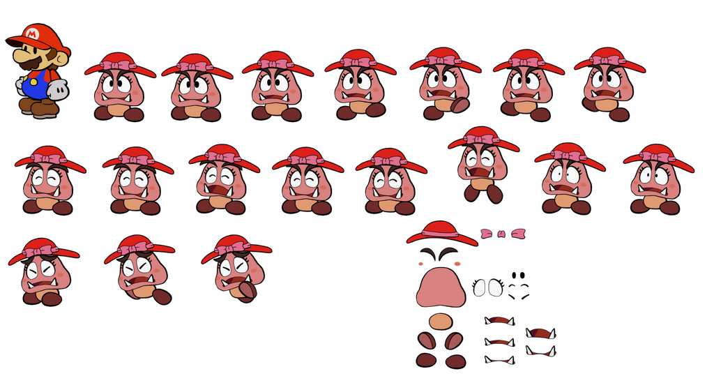 Goombet Goombette (Super Mario Odyssey) by DerekminyA on DeviantArt