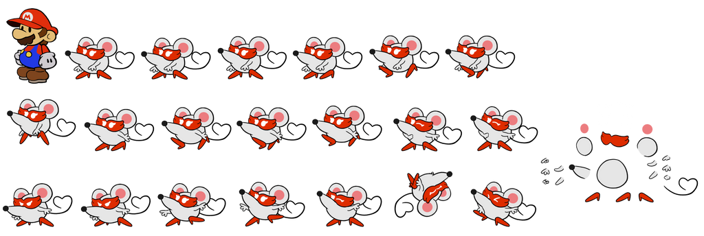 Mowz Ms Mowz (Paper Mario Style) by DerekminyA on DeviantArt