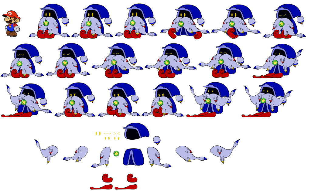 Merlon Mario Merlon (Paper Mario Recut 2) by DerekminyA on DeviantArt