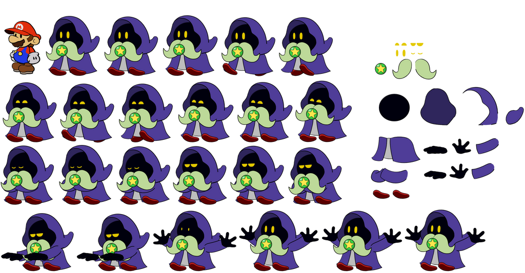 Merlon Mario Merlon (Paper Mario 64) by DerekminyA on DeviantArt