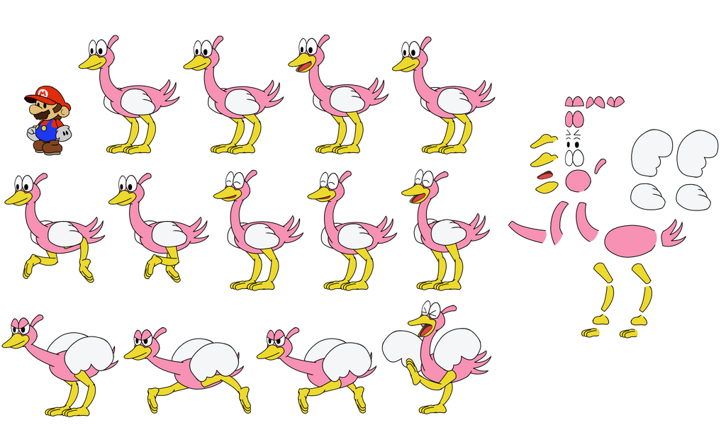 Ostro (Paper Mario Style) by DerekminyA on DeviantArt