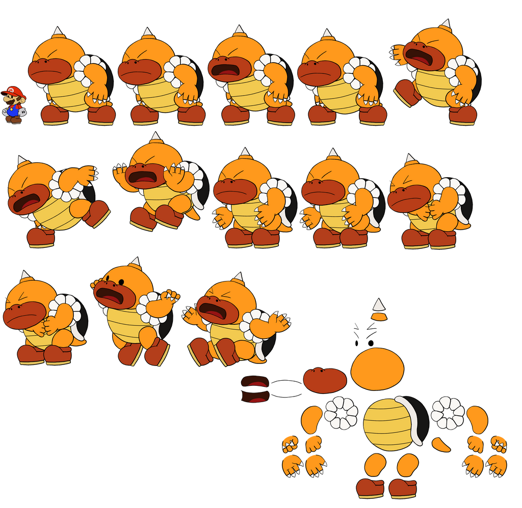 Simo Bro Boss Sumo Bro (Paper Mario-Style) (Page 2) by DerekminyA on DeviantArt