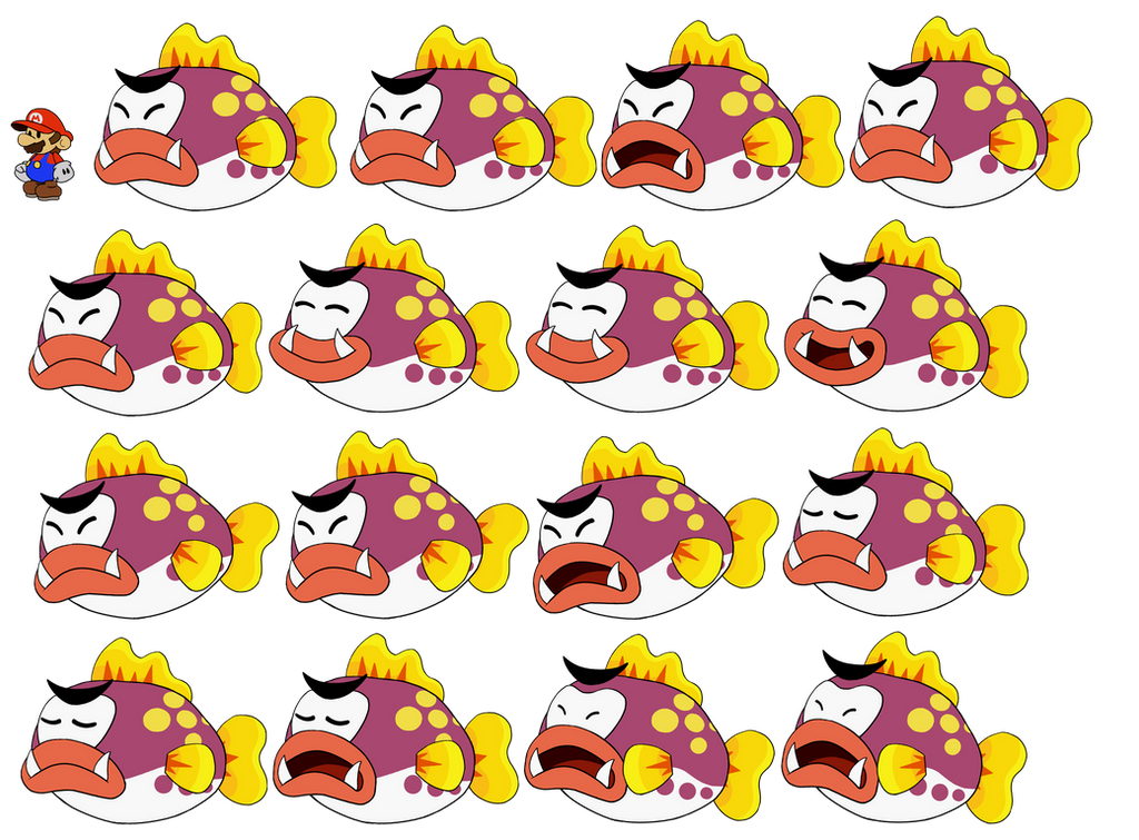 Cheepskipper (Paper Mario-Style) PG 1 by DerekminyA on DeviantArt