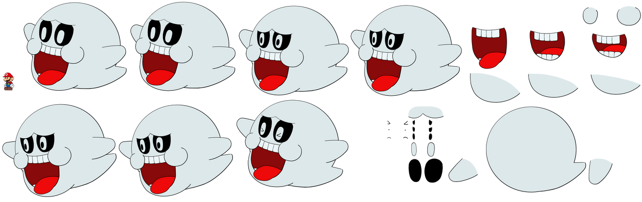 Boohemoth PG 3 (Paper Mario-Style) by DerekminyA on DeviantArt