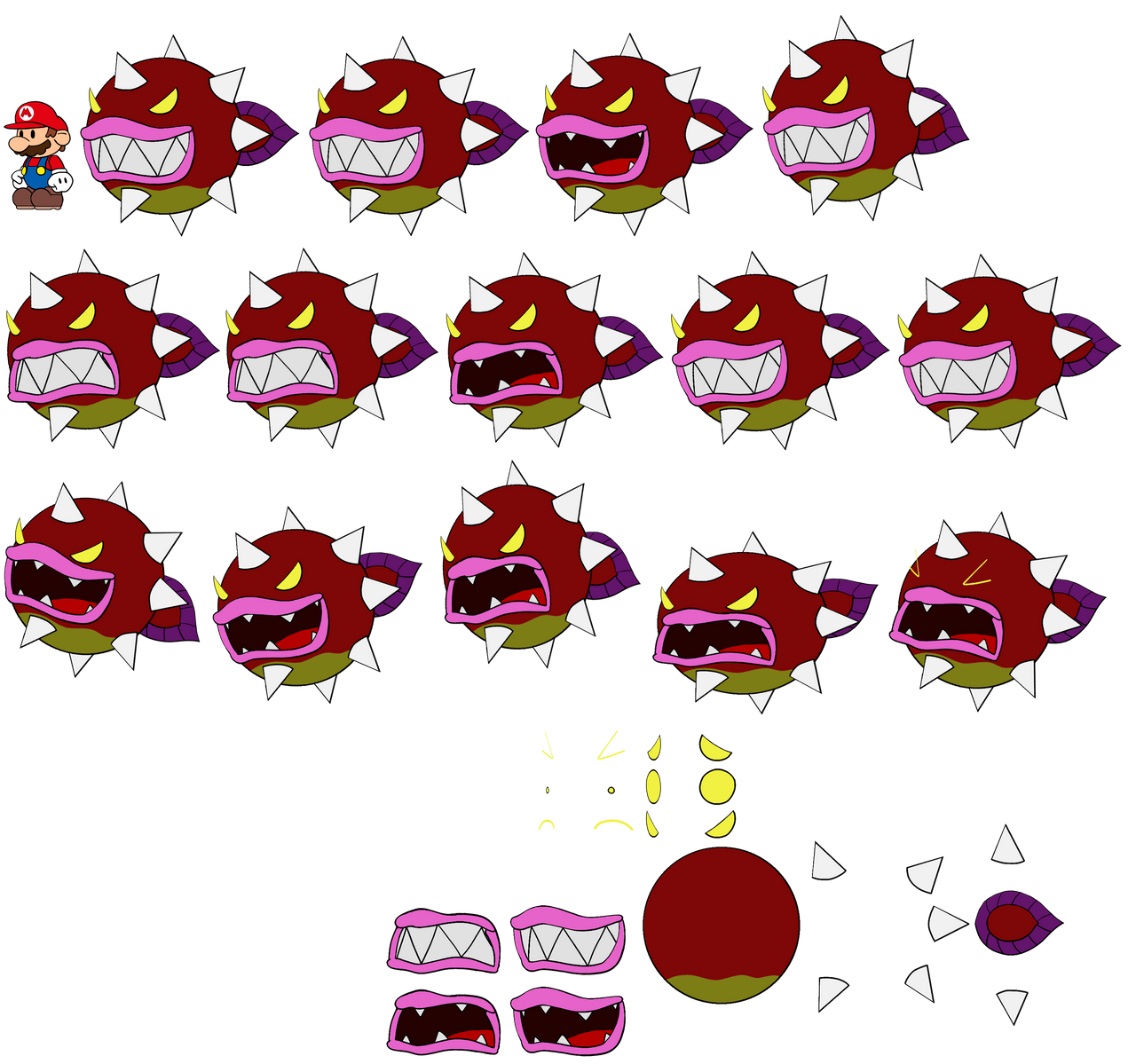 Spike Bass (Paper Mario-Style) by DerekminyA on DeviantArt Best lures for striped bass from shore