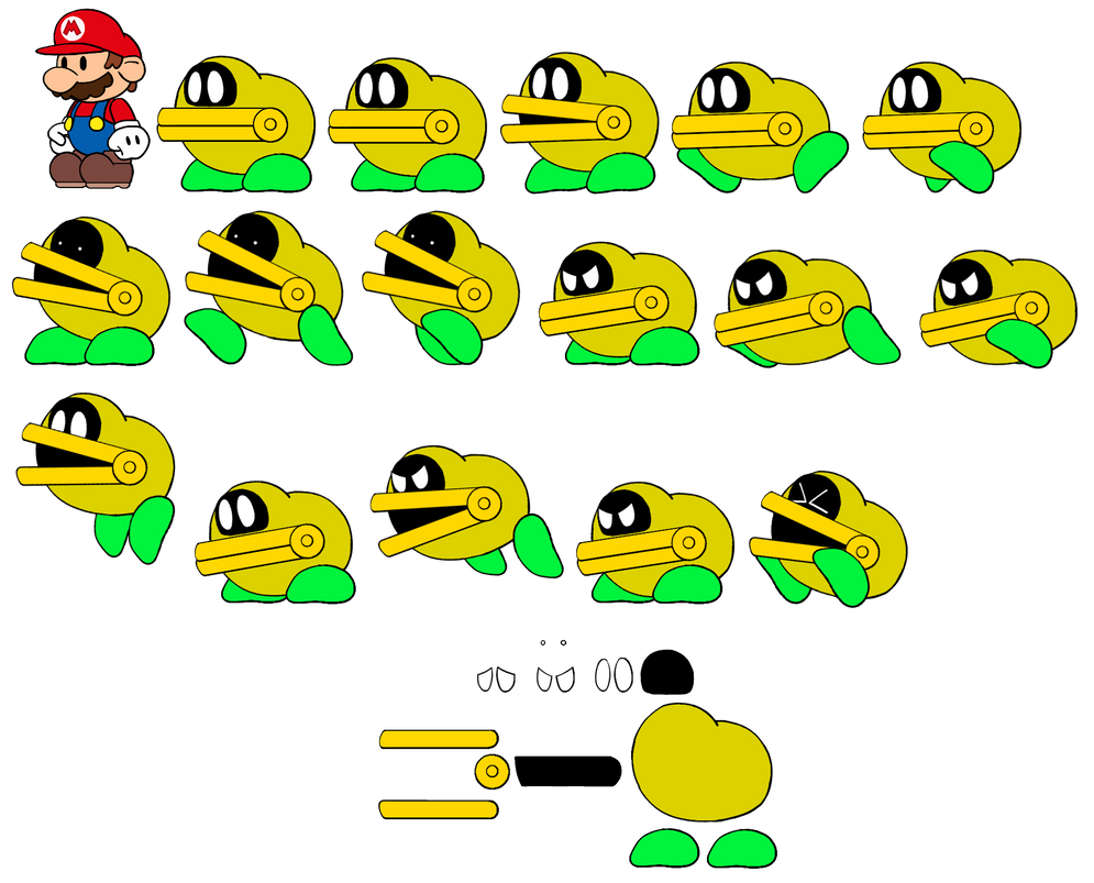 Coin Mario Deviantart Coin Coffer (Yellow) (Paper Mario-Style) by DerekminyA on DeviantArt