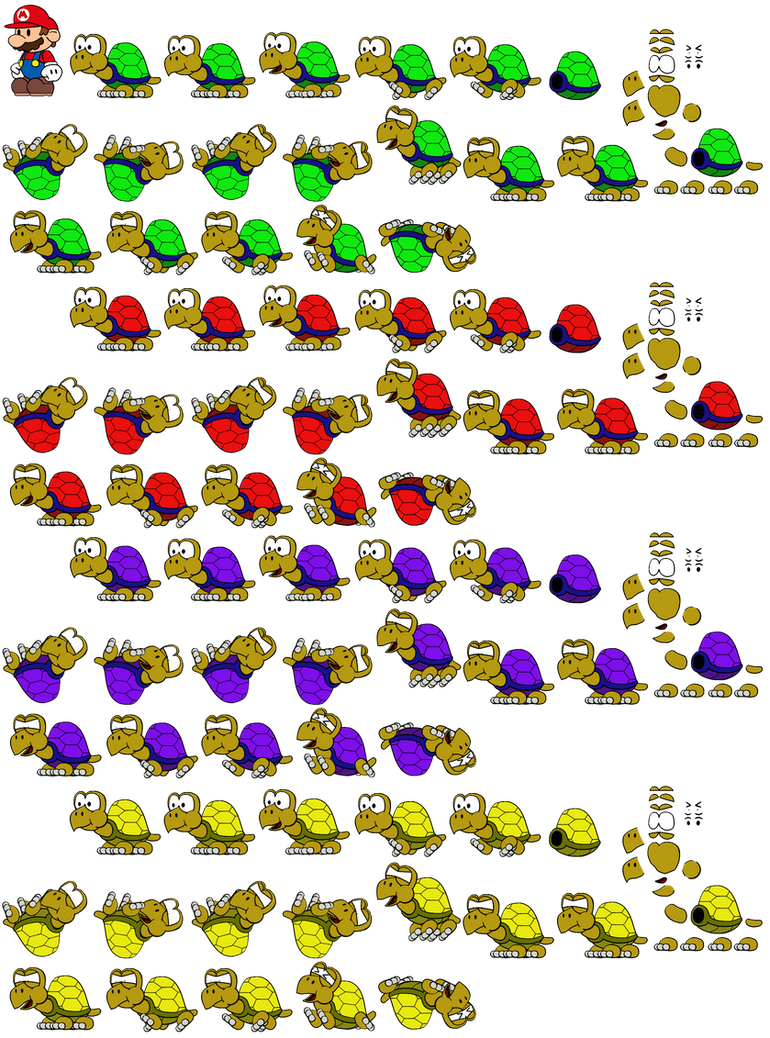Shell Kreeper Shellcreeper v2 (Paper Mario-Style) by DerekminyA on DeviantArt