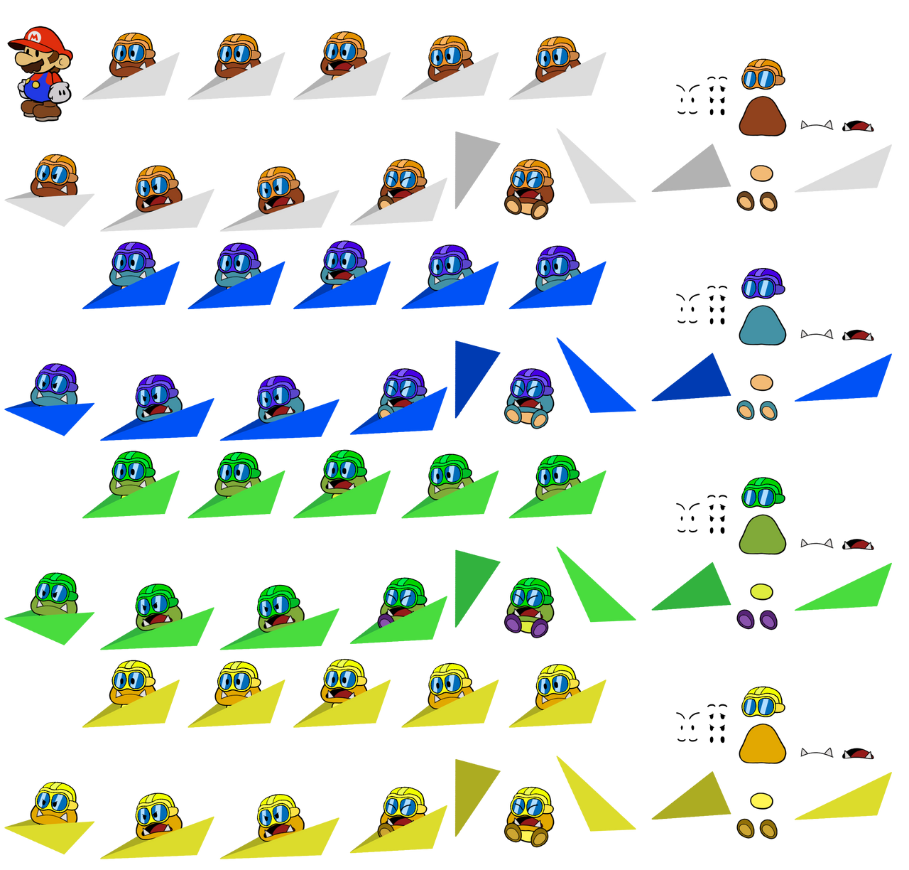 Pilot Goomba (Paper Mario Relic Hunter) by DerekminyA on DeviantArt