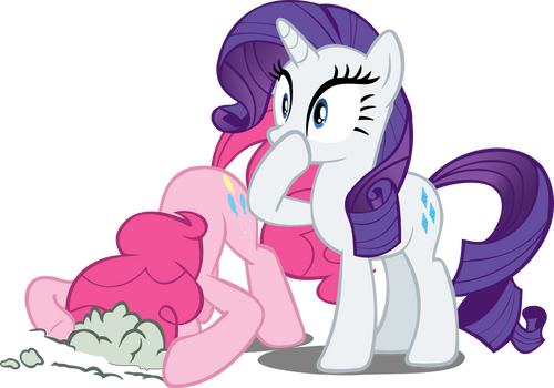 MLP: Rarity and Pinkie Pie