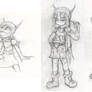 Kid Aelina sketches