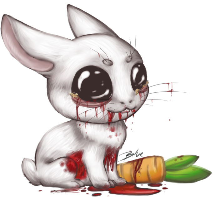 Do not scare the bunny!