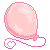FREE TO USE pink balloon icon