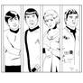 Lineart panels - Star Trek TOS