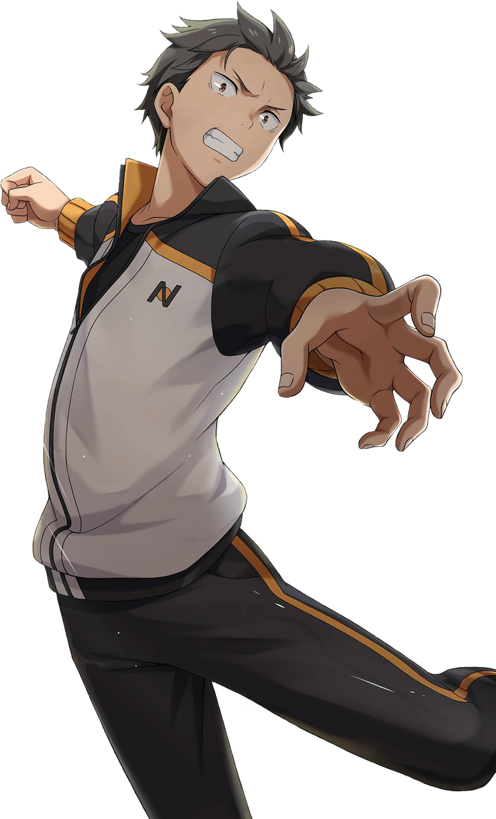 Natsuki Subaru render 2 by Noobalation on DeviantArt
