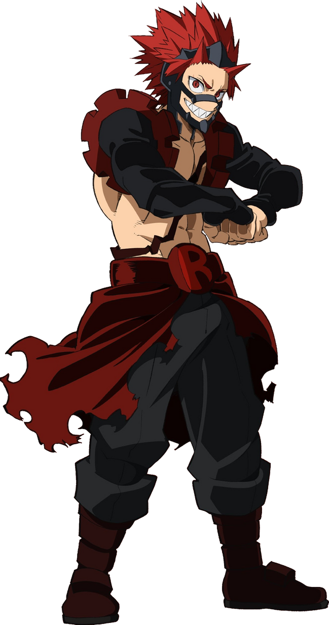 Eijiro Kirishima/Red Riot render by Noobalation on DeviantArt