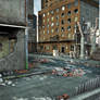 FREE STOCK Background - Destroyed City