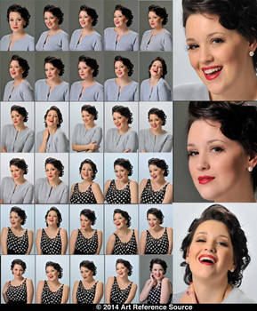 Coco 30 Retro Portraits and Expressions Stock