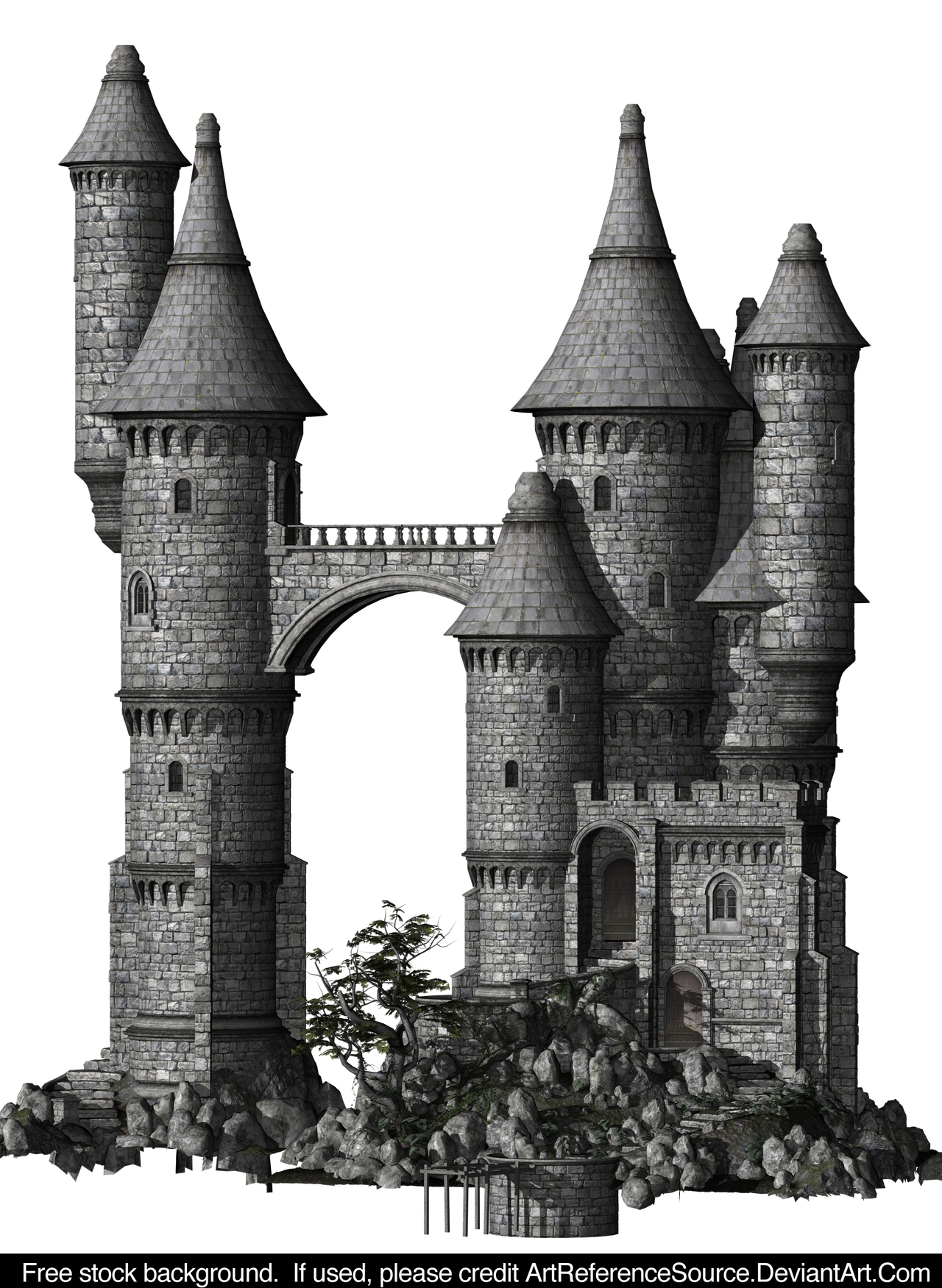 Free Stock:  Castle PNG