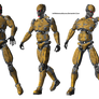 Free PNG:  Android / Robot in 4 poses