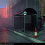 Free Stock Background: City Street at Dusk