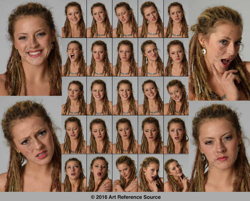 Stock:  Sara 25 Expressions